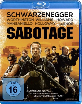 0OYrV8uV - Sabotage (2014) [BR-LiNE] [LiNE 2.0 HQ Castellano] [Thriller - Accion]