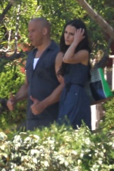 Jordana Brewster, Vin Diesel - On the set of ‘Fast & Furious 7′ in Los Angeles - June 2, 2014 - 40xHQ 2UTHuBw7