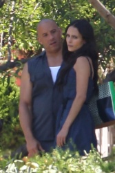 Jordana Brewster, Vin Diesel - On the set of ‘Fast & Furious 7′ in Los Angeles - June 2, 2014 - 40xHQ 8gVFDoGG