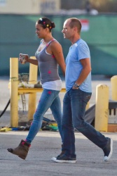 Michelle Rodriguez - On the set of ‘Fast & Furious 7′ in Los Angeles - July 19, 2014 - 23xHQ DnDBAwAk