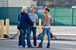 Michelle Rodriguez - Michelle Rodriguez - On the set of ‘Fast & Furious 7′ in Los Angeles - July 19, 2014 - 23xHQ P1ERQcXC