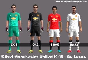 Download Pes 2013 Manchester United 14-15 Kits By Lukas