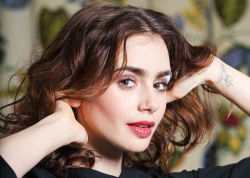 Lily Collins - Portraits at the Soho Hotel in London - June 4, 2013
