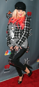 Christina Aguilera at NBC's The Voice Season 3 iGoCeleb