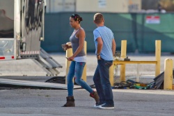 Michelle Rodriguez - On the set of ‘Fast & Furious 7′ in Los Angeles - July 19, 2014 - 23xHQ JQCGNP4V